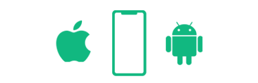 Celulares Android e iPhone